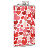 Muster für mehrfarbige Herzen 20367 Flachmann (Rechts)