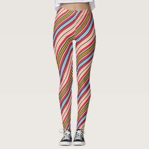 Muster für mehrfarbige Karierte Streifen Leggings