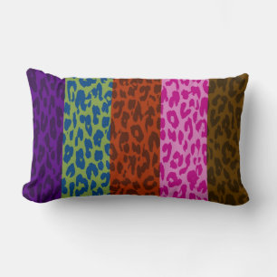 Muster für mehrfarbige Leopard-Printwerbung - Stre Lendenkissen