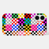Muster für mehrfarbige Patchwork-Karo Case-Mate iPhone Hülle (Rückseite (Horizontal))