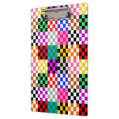 Muster für mehrfarbige Patchwork-Karo Klemmbrett (Links)