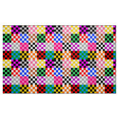 Muster für mehrfarbige Patchwork-Karo Stoff (Fat Quarter (45,7 x 55,9 cm))