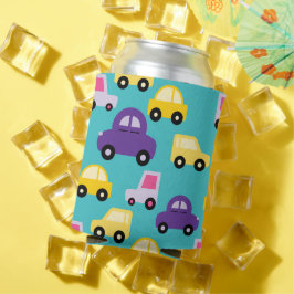 Muster für mehrfarbige Spielzeugautos Dosenkühler