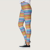 Muster für mehrfarbige Wasserfarben Leggings (Links)