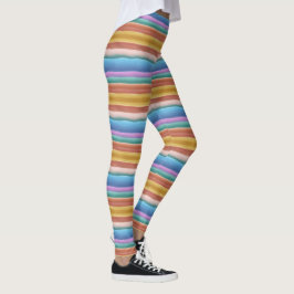 Muster für mehrfarbige Wasserfarben Leggings
