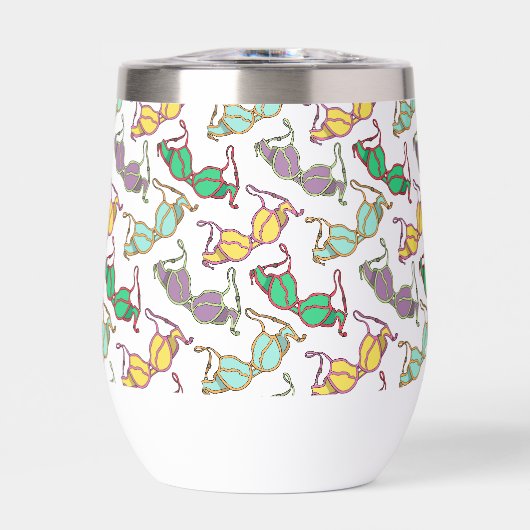 Muster für mehrfarbiges BH (Vorderseite)