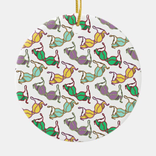 Muster für mehrfarbiges BH Keramik Ornament (Vorne)