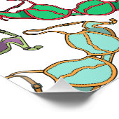 Muster für mehrfarbiges BH Poster (Ecke)