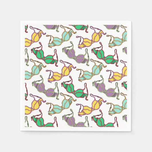 Muster für mehrfarbiges BH Serviette (Vorderseite)