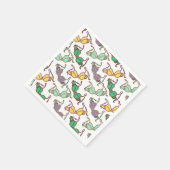 Muster für mehrfarbiges BH Serviette (Ecke)