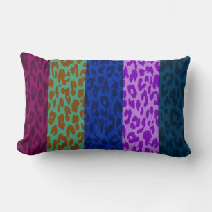 Muster für mehrfarbiges Leopard-Druckbild 4 Lendenkissen