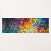 Muster für mehrfarbiges Spun-Glas Yogamatte (Vorderseite (Horizontal))