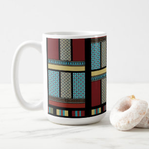 Muster für mexikanische Blockstäbe 1 Kaffeetasse