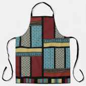 Muster für mexikanische Blockstäbe 1 Schürze (Vorderseite)