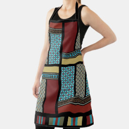 Muster für mexikanische Blockstäbe 1 Schürze