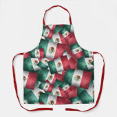 Muster für mexikanische Flaggen Schürze (Vorderseite)