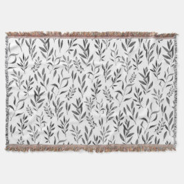 Muster für Minimalistische botanische Blätter Decke