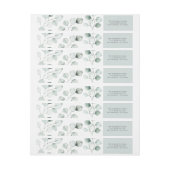 Muster für Minimalistische Eukalyptus-Blätter (Bogen)