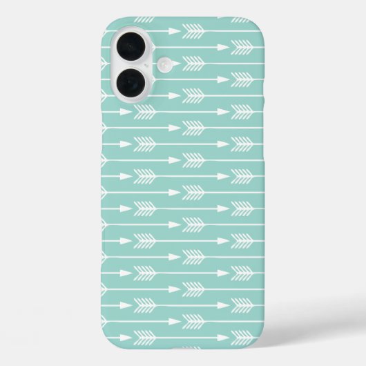 Muster für Minze grüne Pfeile Case-Mate iPhone Hülle (Rückseite)