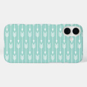 Muster für Minze grüne Pfeile Case-Mate iPhone Hülle (Rückseite (Horizontal))