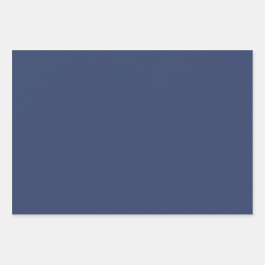 Muster für Minze und dunkelblaue Interwoven-Blume Geschenkpapier Set (Vorderseite 2)