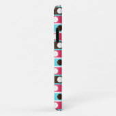 Muster für mit Monogramm Farbpunkte und Streifen Case-Mate iPhone Hülle (Hinten/Rechts)