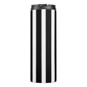Muster für mit Monogramm Streifen Thermosbecher (Rückseite)