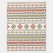 Muster für Mixed-Motive aus rostgrünem Schwarz Fleecedecke (Vorderseite)