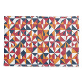 Muster für moderne Abstrakte geometrische Blätter Kissenbezug (Rückseite)