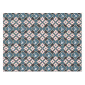 Muster für moderne Chic Geometric Floral Monogram Tischdecke (Vorderseite (Horizontal))
