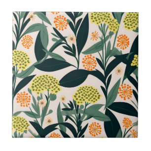 Muster für moderne geometrische Blume Fliese