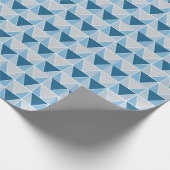 Muster für moderne geometrische Dreiecke Geschenkpapier (Ecke)