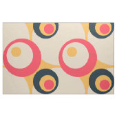 Muster für moderne geometrische Retrokreise Stoff (Fat Quarter (45,7 x 55,9 cm))