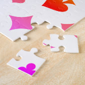 Muster für moderne Spielkartensymbole Puzzle (Seite)