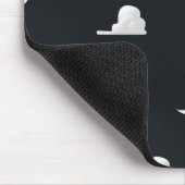 Muster für Mond und Wolken Mousepad (Ecke)
