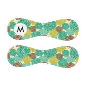 Muster für Monogramm Floral 12 Baseball (Paneele)