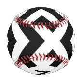 Muster für Monogramm Streifen Baseball (Rückseite)