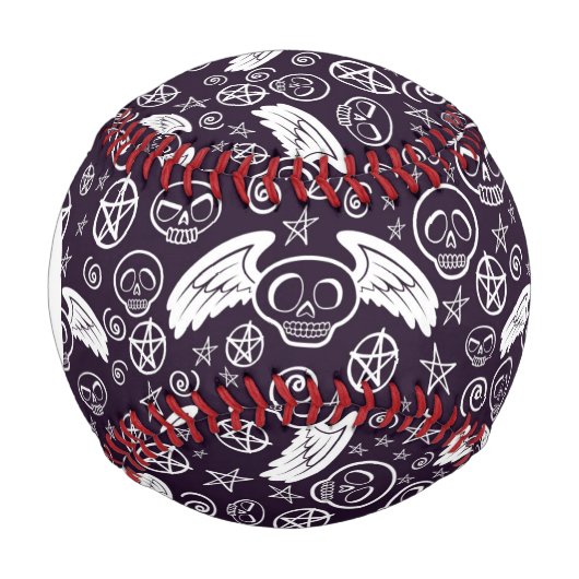 Muster für Monogramm "Voodoo" Baseball (Vorderseite)