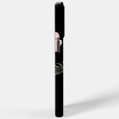 Muster für Monogramm-Wildblumen Case-Mate iPhone Hülle (Rückseite / Rechts)