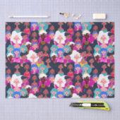 Muster für multikulturelle Gesichter von Frauen Seidenpapier (Handwerk)