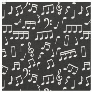 Muster für musikalische Anmerkungen Stoff