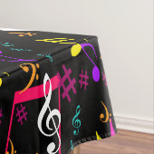 Muster für musikalische Symbole Tischdecke (Beispiel)