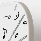 Muster für Musiknoten Pickleball Schläger (Linke Seite)