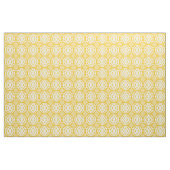 Muster für Mustard und White Flow Geometrie Stoff (Fat Quarter (45,7 x 55,9 cm))