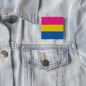Muster für nahtlos wiederholte Pansexual-Pride-Fla Button (Beispiel)