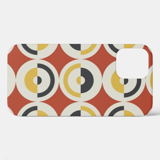 Muster für nahtlose geometrische Farbkreise Case-Mate iPhone Hülle (Rückseite (Horizontal))