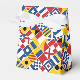 Muster für Nautische Signalflags Geschenkschachtel