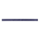 Muster für Navy-Blue-Polka-Punkte Satinband (Vorderseite)
