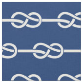 Muster für Navy und White Nautical Rope Stoff (Nahaufnahme)