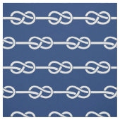 Muster für Navy und White Nautical Rope Stoff (Muster)